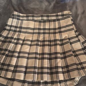 Plaid Pleated Women's Skirt